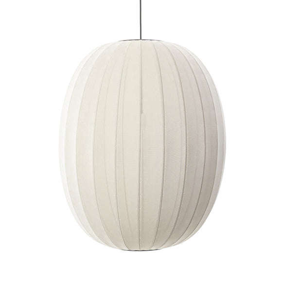 Pearl White / Large: 25.5 in diameter Knit-Wit Pendant Light OPEN BOX