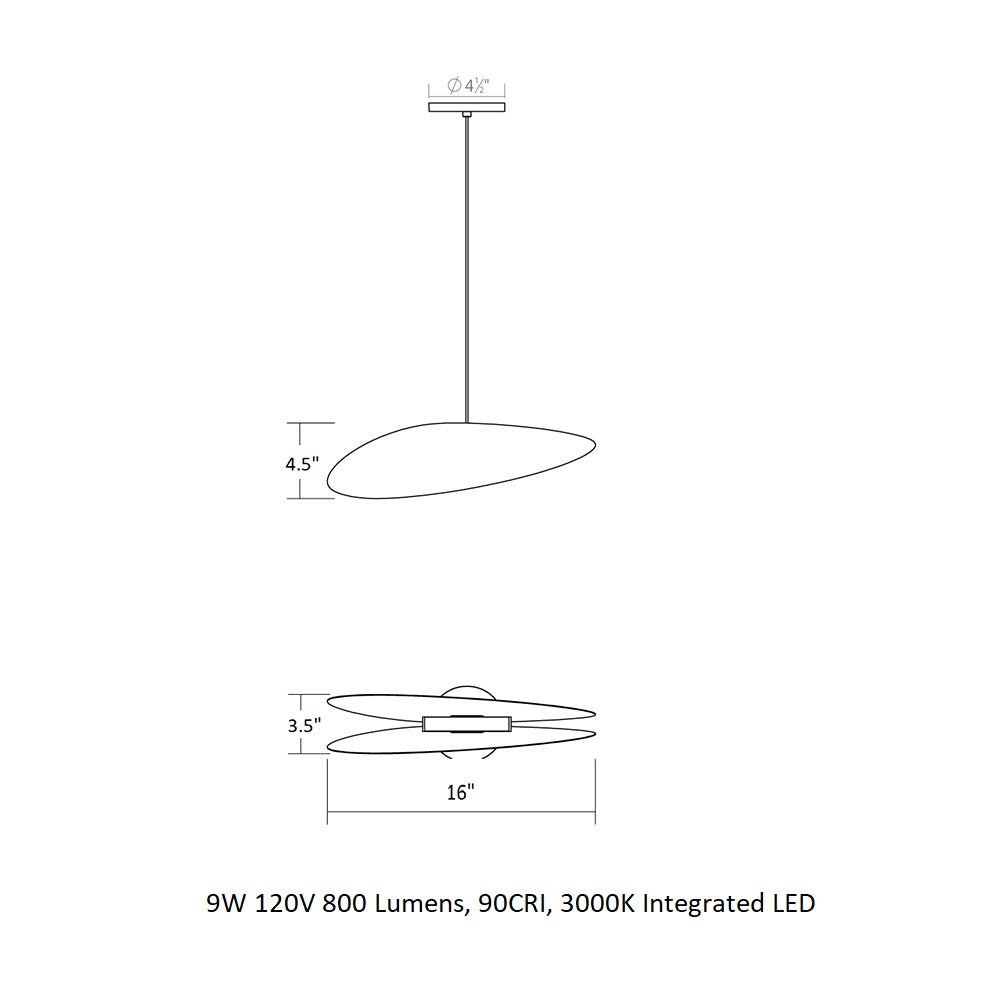Papillons LED Pendant Light
