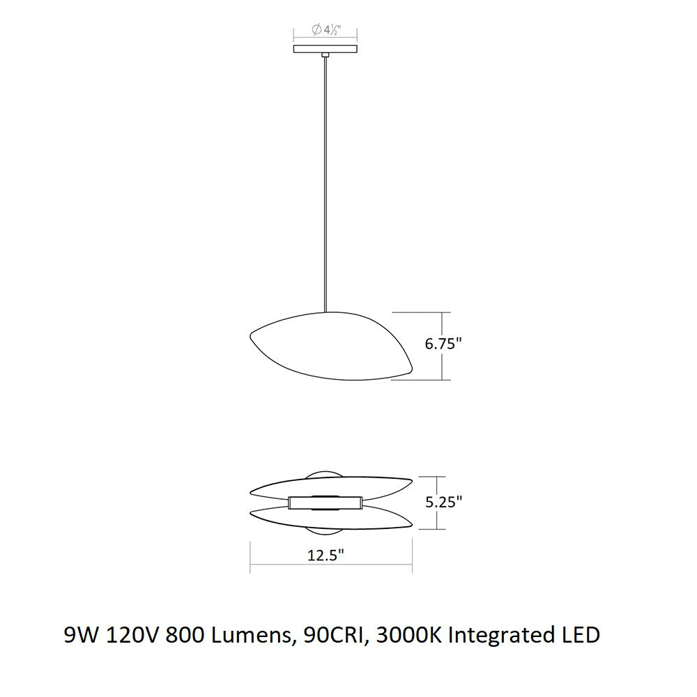 Papillons LED Pendant Light