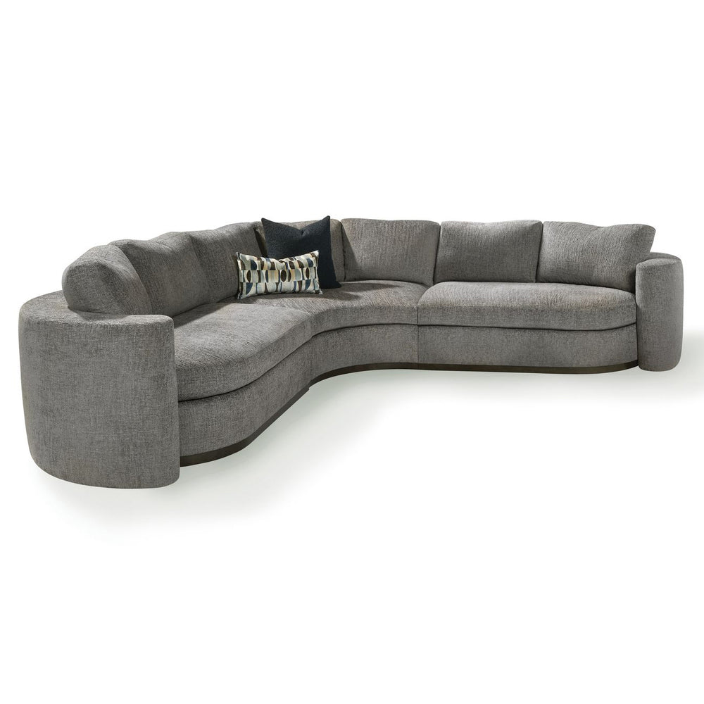 Playing Hooky Curved Sectional Sofa