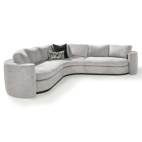 Playing Hooky Curved Sectional Sofa