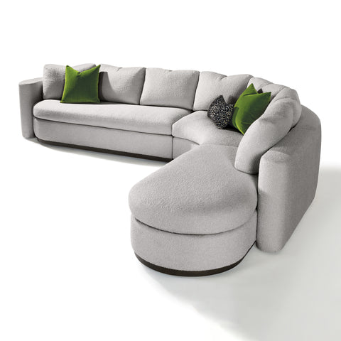 Playing Hooky Curved Sectional with Chaise