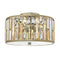 Gemma Flush Mount  option Silver Leaf