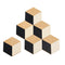 Table Tiles Coasters (Set of 12)  option Black / Beige