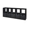 Modular Bookshelf - 10 Shelves  option Black