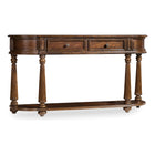 Leesburg Demilune Hall Console Table
