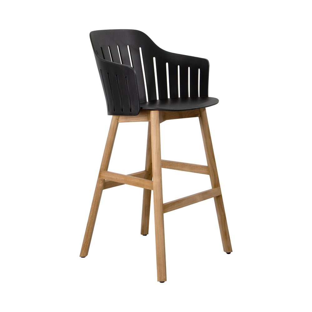 Choice Outdoor Stool with Wood Legs