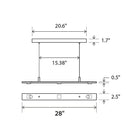 Brevis Linear Pendant Light