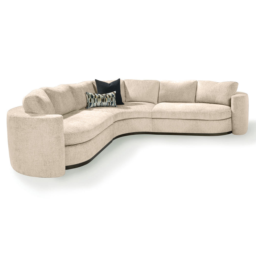 Playing Hooky Curved Sectional Sofa
