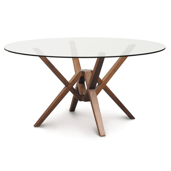 Exeter Round Glass Top Table