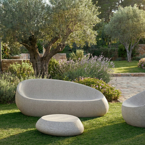 Stone Outdoor Coffee Table