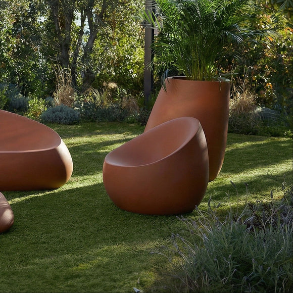 Stone Outdoor Lounge Chair