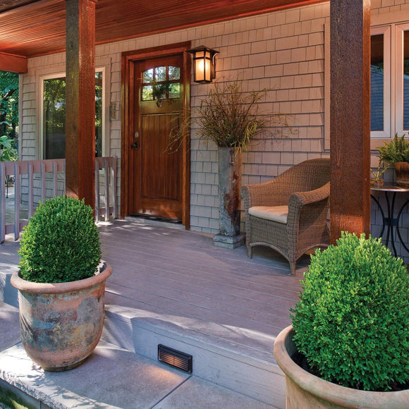 Louvered Outdoor Brick Light