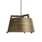 Ignis Small Pendant Light  option Distressed Brass / Walnut