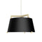 Ignis Small Pendant Light  option Matte Black with Matte White Interior / White Washed Oak