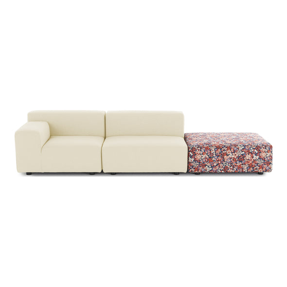 Plastics Outdoor Liberty Sofa with Pouf