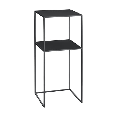 Fera Pedestal Table with Shelf