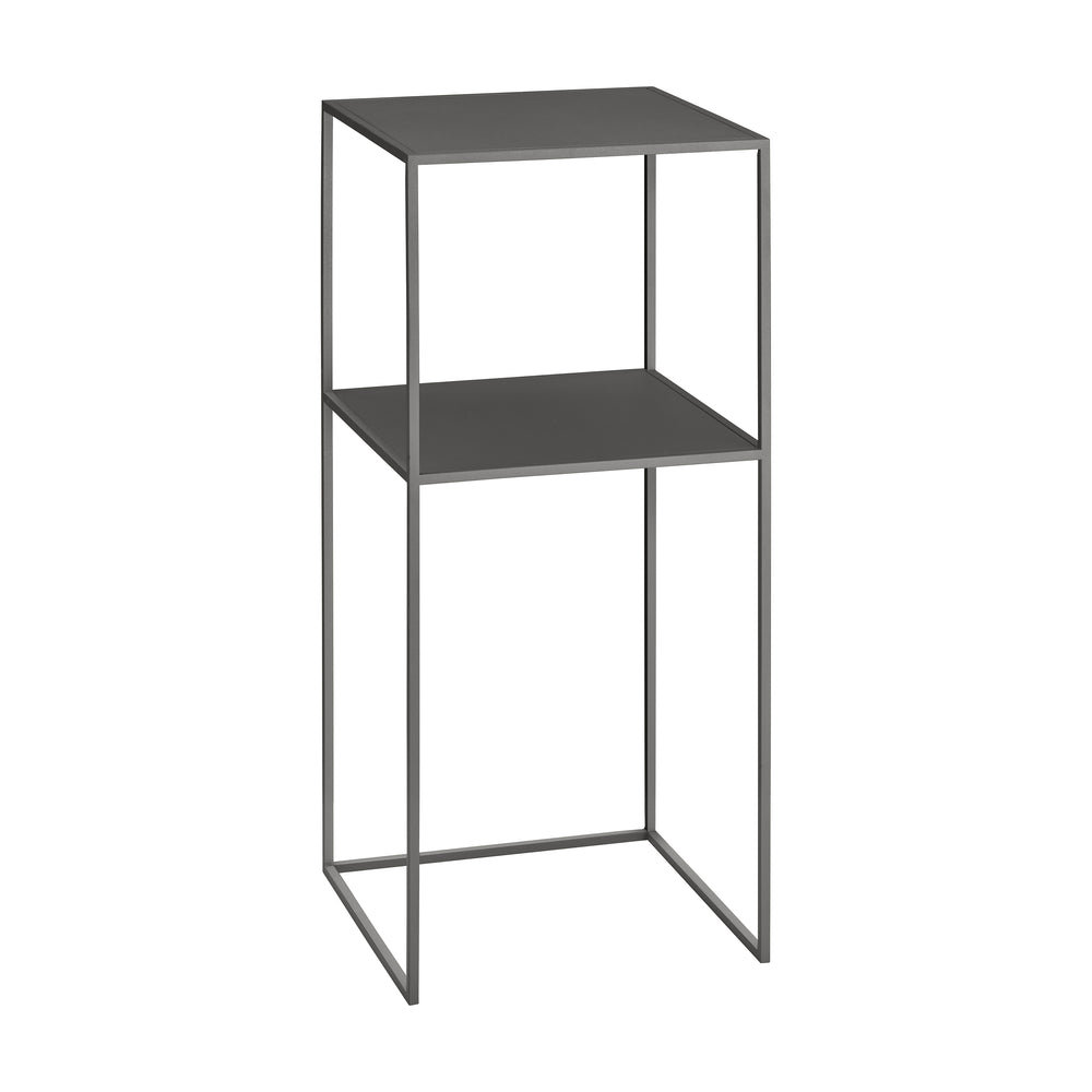 Fera Pedestal Table with Shelf