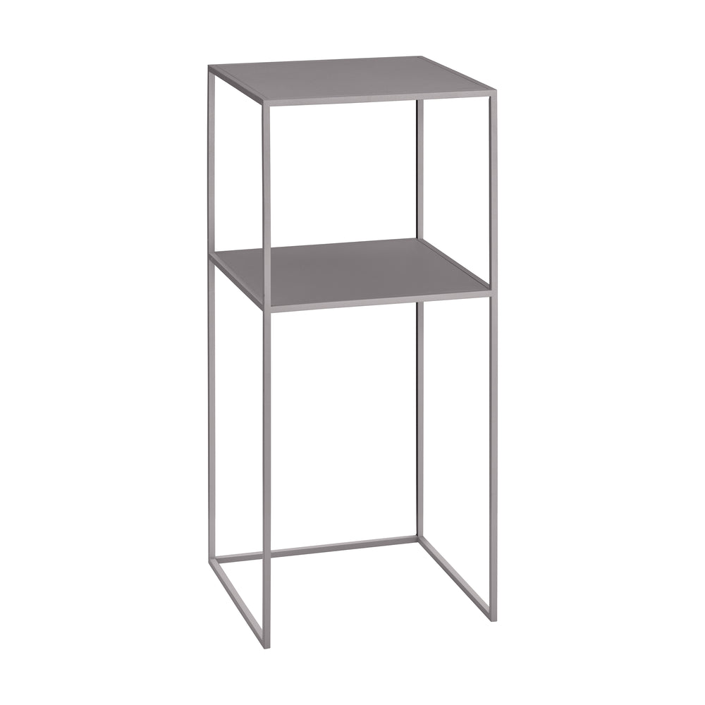 Fera Pedestal Table with Shelf