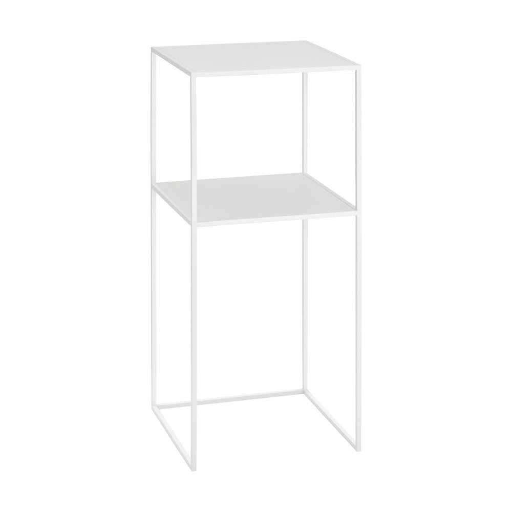 Fera Pedestal Table with Shelf
