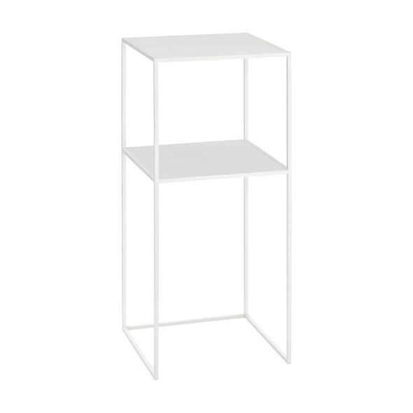 Fera Pedestal Table with Shelf