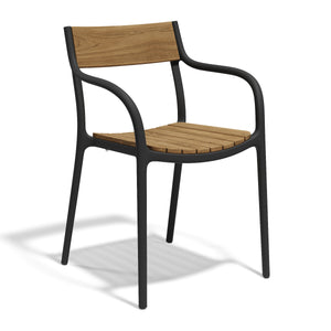 Madison Wood Outdoor Dining Armchair (Set of 4)