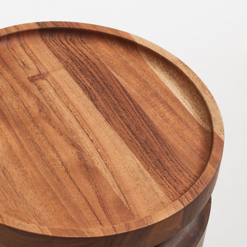 Turn Low Side Table