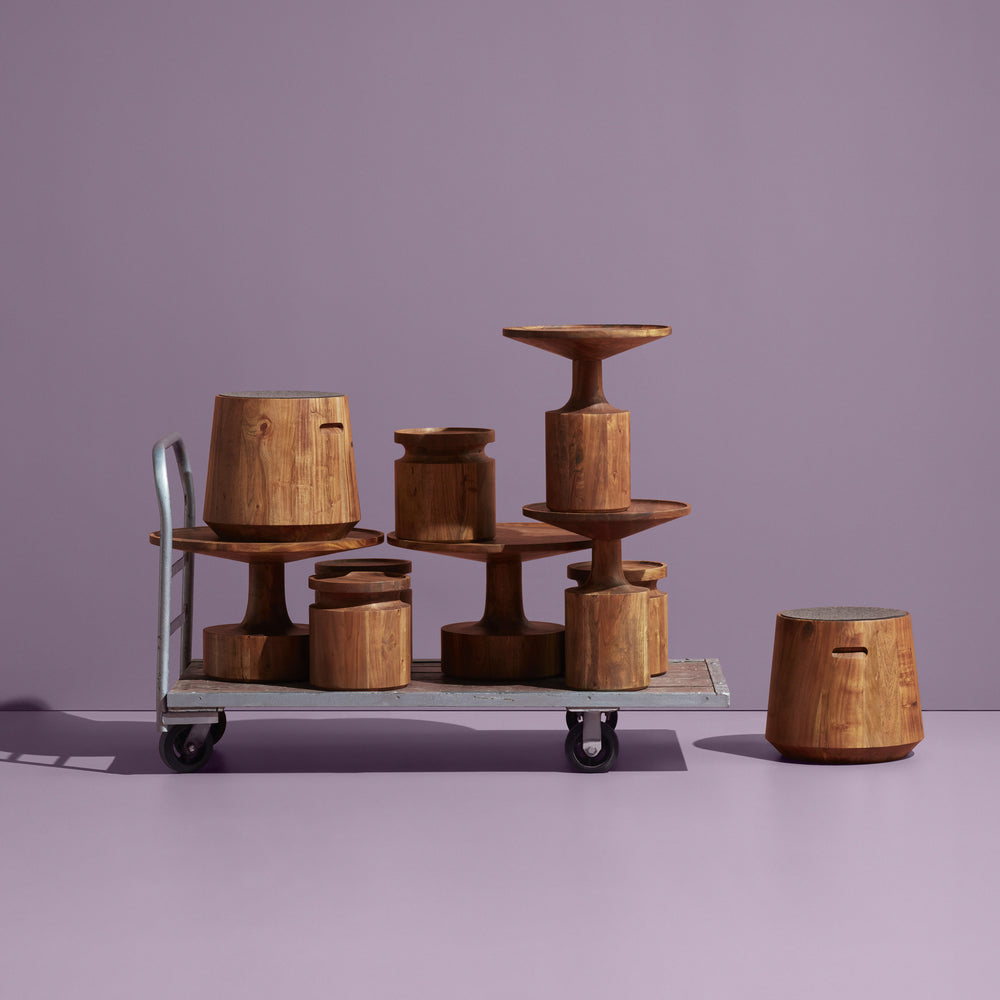 Turn Low Side Table