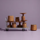 Turn Tall Side Table