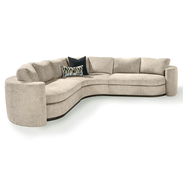 Playing Hooky Curved Sectional Sofa