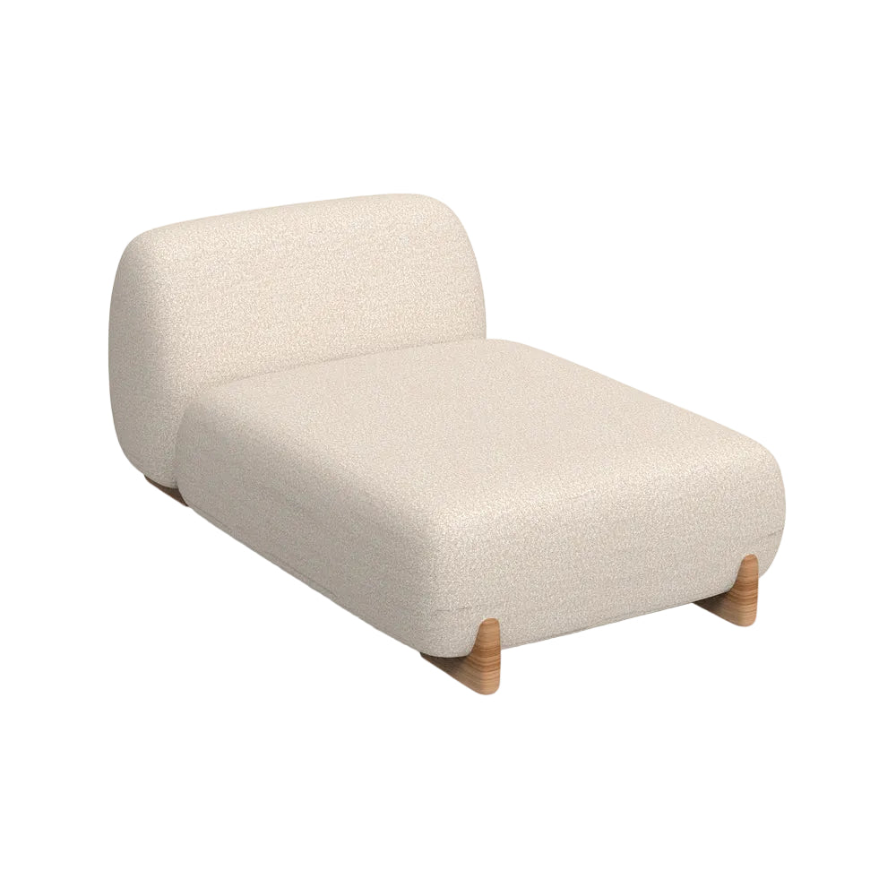 Milos Chaise Outdoor Sectional Module