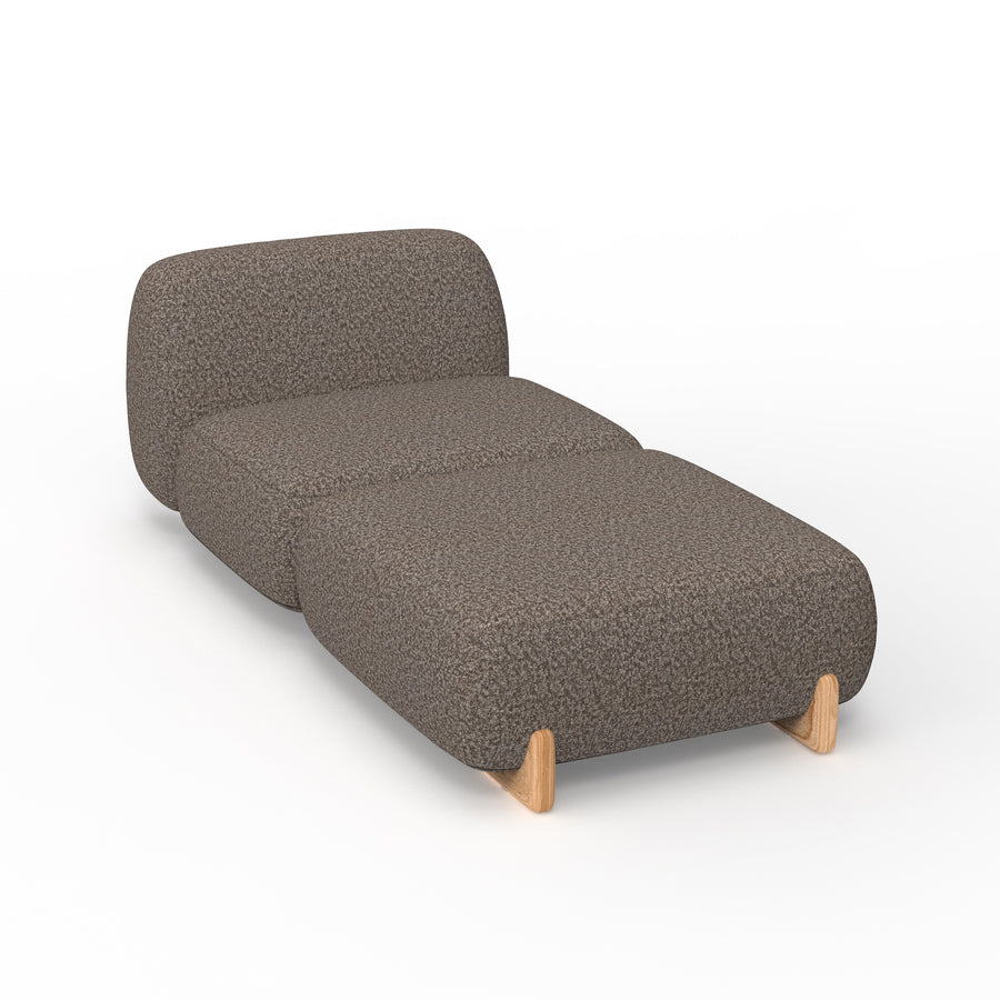 Milos Divan Outdoor Sectional Module