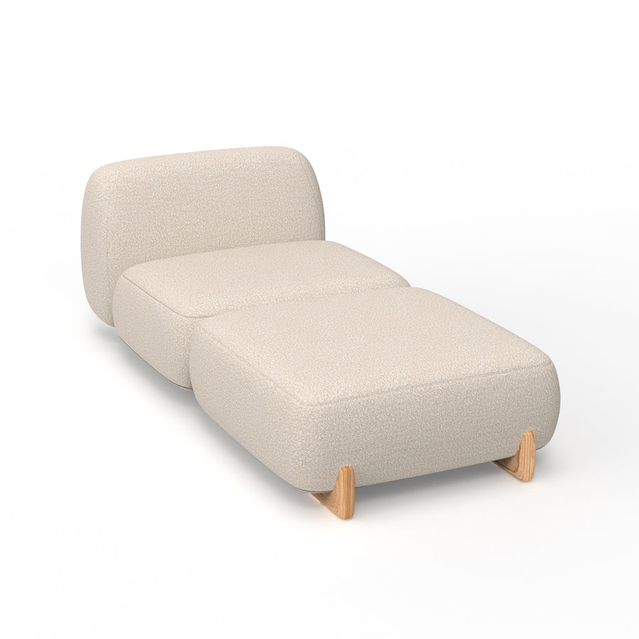 Milos Divan Outdoor Sectional Module