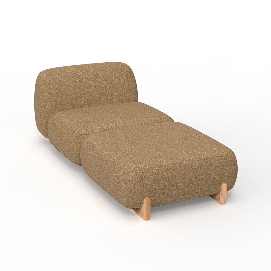 Milos Divan Outdoor Sectional Module