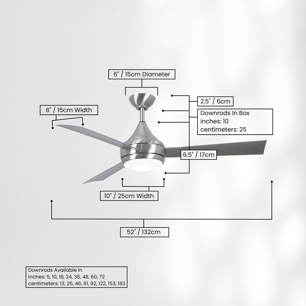 Donaire Outdoor Ceiling Fan with Light