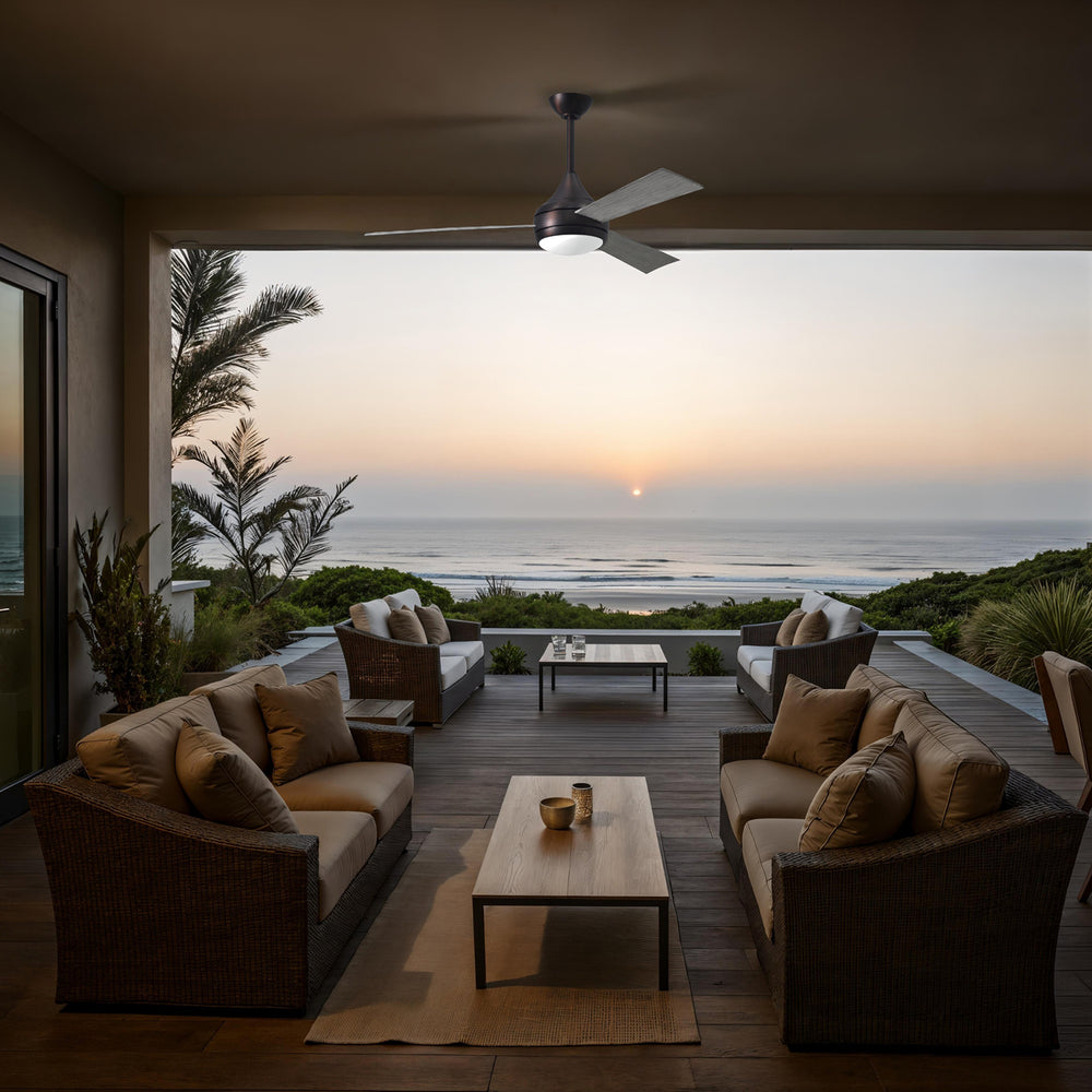 Donaire Outdoor Ceiling Fan with Light