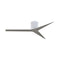 Eliza Close to Ceiling Fan  option Gloss White