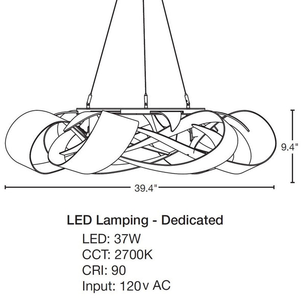 Flux Large LED Pendant Light