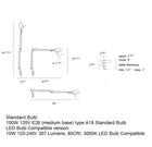 Tolomeo 9 Inch Classic Table Lamp