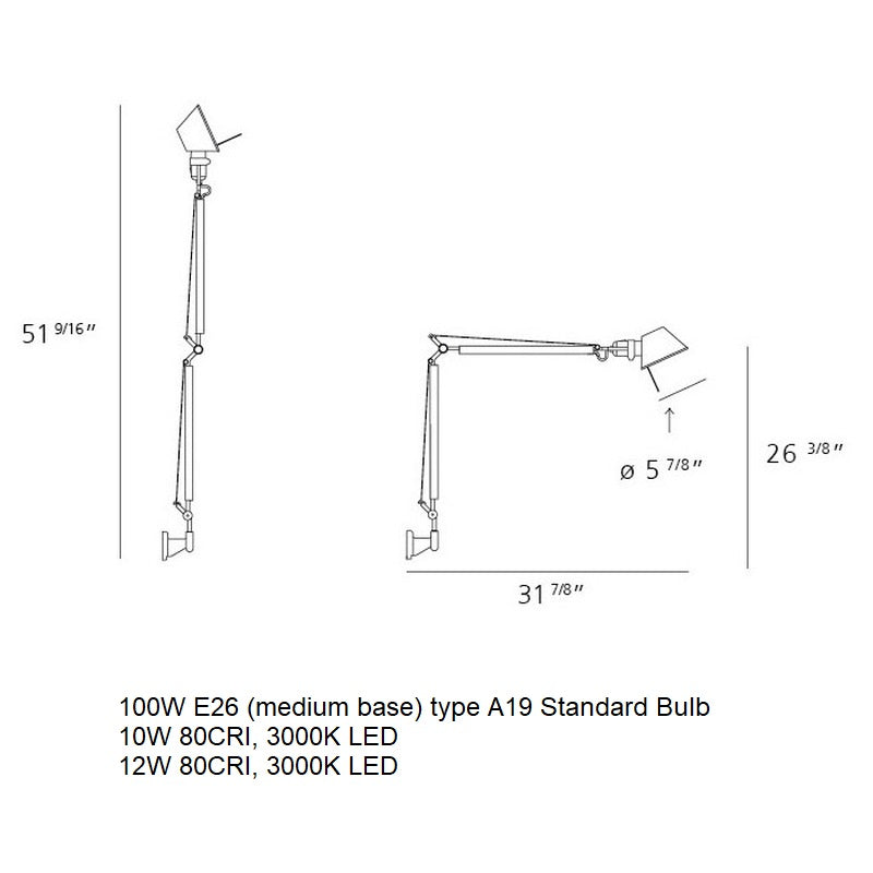 Tolomeo Classic Wall Light