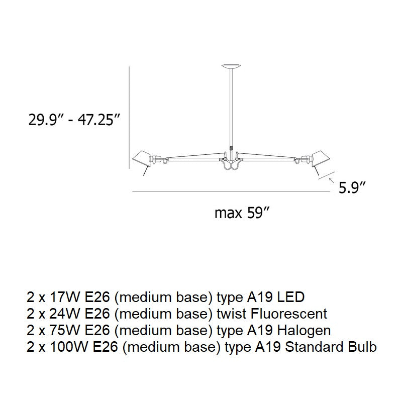 Tolomeo Double Suspension