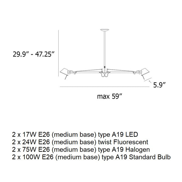 Tolomeo Double Suspension