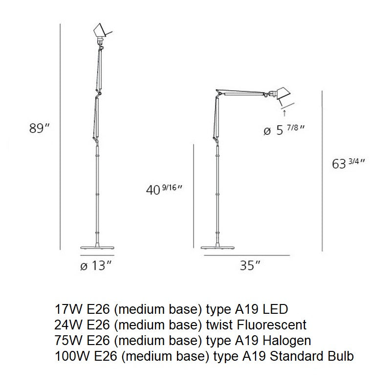 Tolomeo Classic Floor Lamp