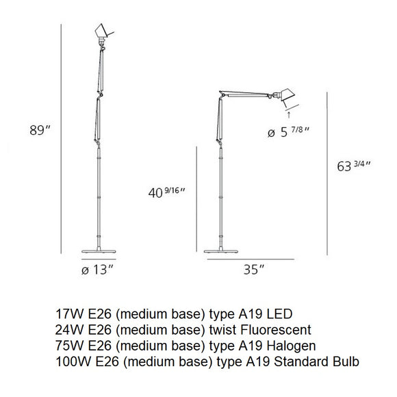 Tolomeo Classic Floor Lamp