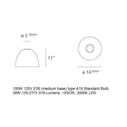 Nur Flush Mount