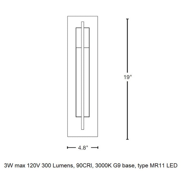 Axis Outdoor Sconce