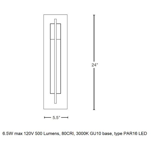 Axis Large Outdoor Sconce