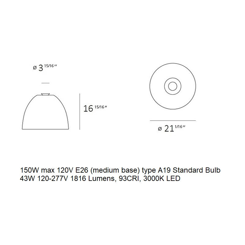 Nur Gloss Flush Mount