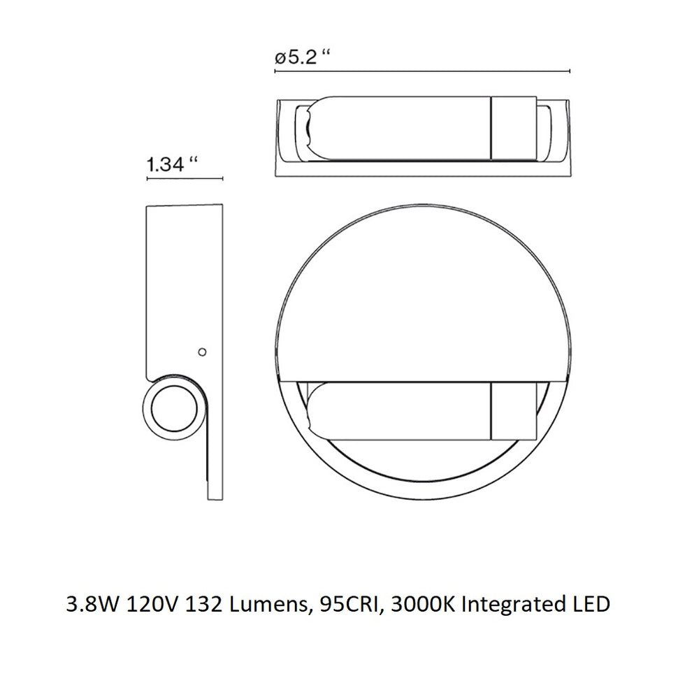 Ledtube R Wall Sconce