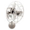 Michelle Parede Wall-Mounted Fan  option Metal Blades - Damp